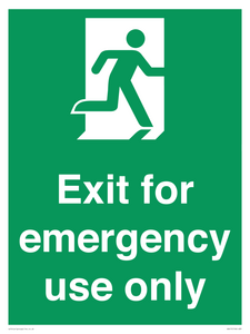 SB415: emergency exit only