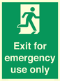 SB415: emergency exit only