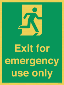 SB415: emergency exit only