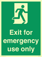 SB415: emergency exit only