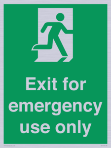 SB415: emergency exit only