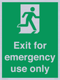 SB415: emergency exit only