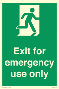 SB415: emergency exit only