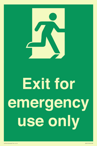 SB415: emergency exit only