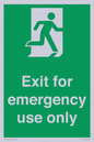 SB415: emergency exit only