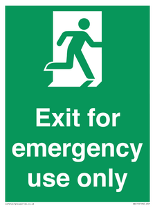 SB415: emergency exit only