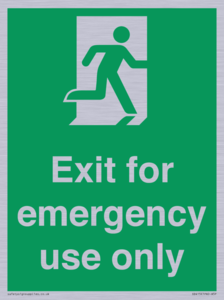 SB415: emergency exit only