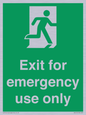 SB415: emergency exit only