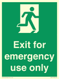 SB415: emergency exit only