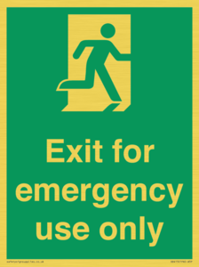 SB415: emergency exit only