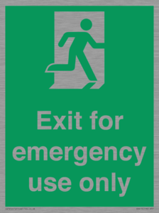 SB415: emergency exit only