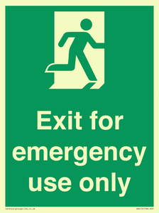 SB415: emergency exit only
