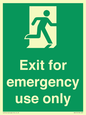 SB415: emergency exit only