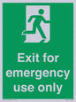 SB415: emergency exit only