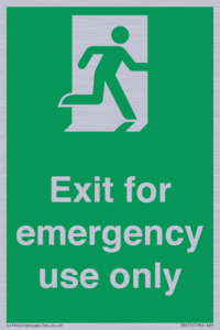 SB415: emergency exit only