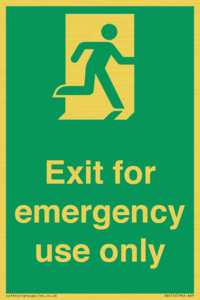 SB415: emergency exit only