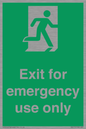 SB415: emergency exit only