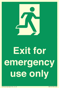 SB415: emergency exit only