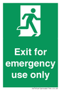 SB415: emergency exit only