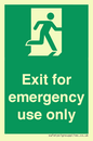 SB415: emergency exit only