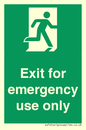 SB415: emergency exit only