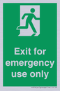 SB415: emergency exit only