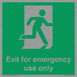 SB415: emergency exit only