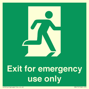 SB415: emergency exit only
