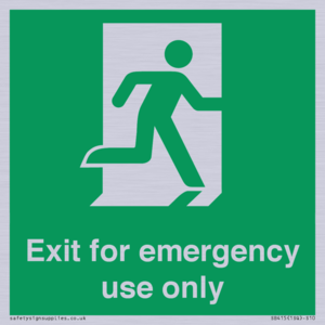 SB415: emergency exit only