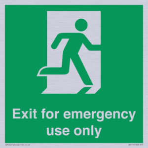 SB415: emergency exit only