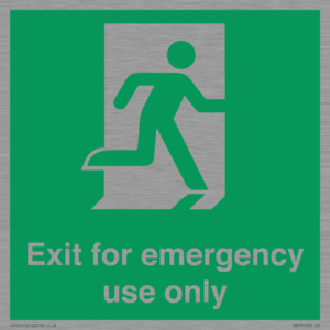 SB415: emergency exit only