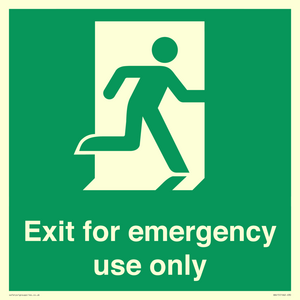 SB415: emergency exit only