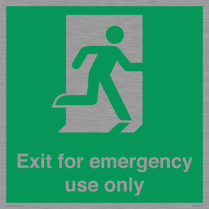 SB415: emergency exit only