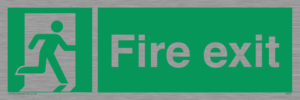 SB419: "Fire Exit"  No Arrow Sign