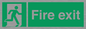 SB419: "Fire Exit"  No Arrow Sign
