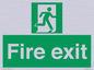 SB419: "Fire Exit"  No Arrow Sign