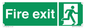 SB419: "Fire Exit"  No Arrow Sign