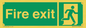 SB419: "Fire Exit"  No Arrow Sign