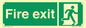 SB419: "Fire Exit"  No Arrow Sign