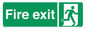 SB419: "Fire Exit"  No Arrow Sign
