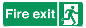 SB419: "Fire Exit"  No Arrow Sign
