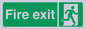 SB419: "Fire Exit"  No Arrow Sign