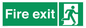 SB419: "Fire Exit"  No Arrow Sign