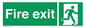 SB419: "Fire Exit"  No Arrow Sign