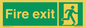 SB419: "Fire Exit"  No Arrow Sign