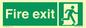 SB419: "Fire Exit"  No Arrow Sign