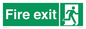 SB419: "Fire Exit"  No Arrow Sign