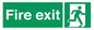 SB419: "Fire Exit"  No Arrow Sign
