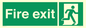 SB419: "Fire Exit"  No Arrow Sign