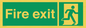 SB419: "Fire Exit"  No Arrow Sign